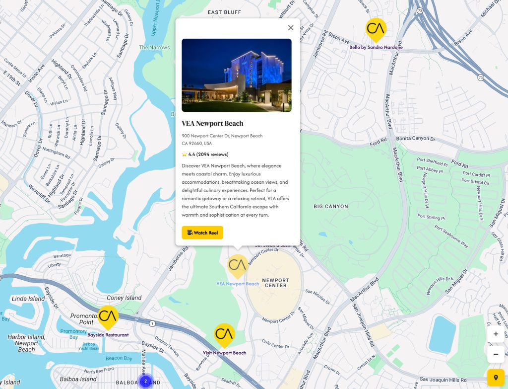 LOCATLAS Map with Listing